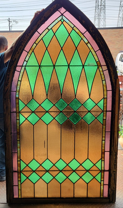 GOTHIC STAINED GLASS WINDOW