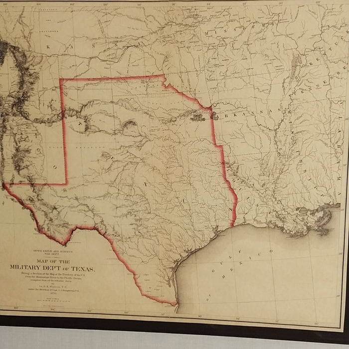 MILITARY DEPARTMENT OF TEXAS BY WARREN, JOHN LYLE