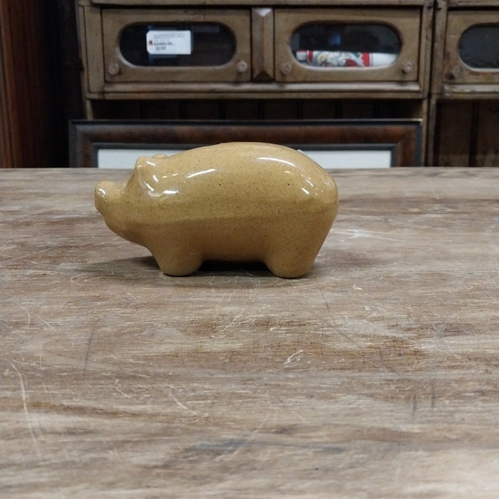 SMALL POTTERY PIG BANK