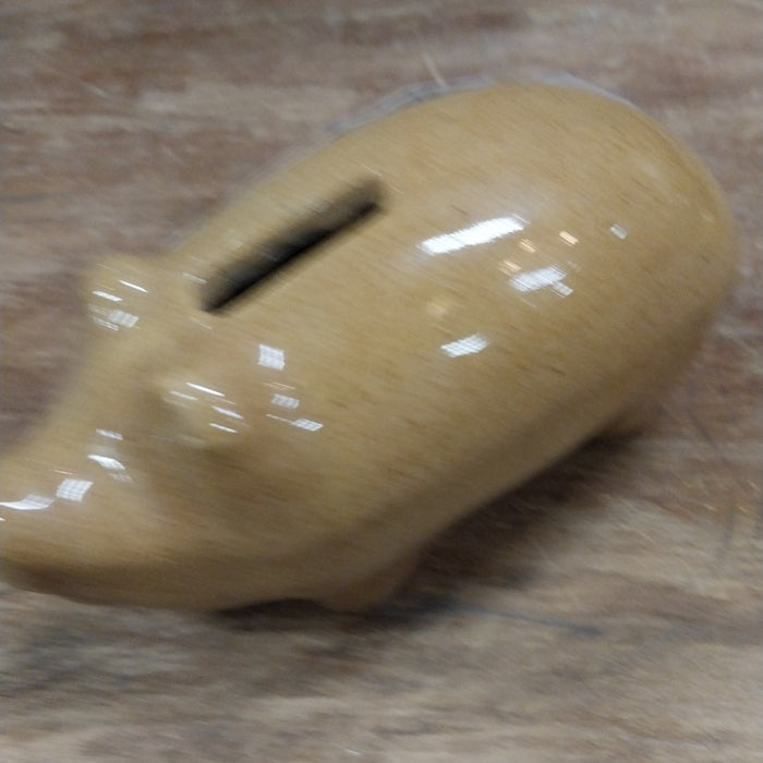 SMALL POTTERY PIG BANK