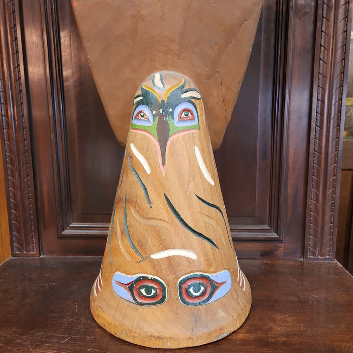 CARVED WOOD TOTEM