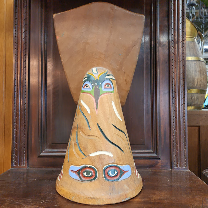 CARVED WOOD TOTEM