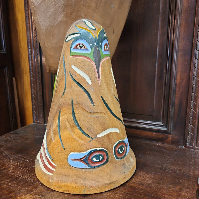 CARVED WOOD TOTEM