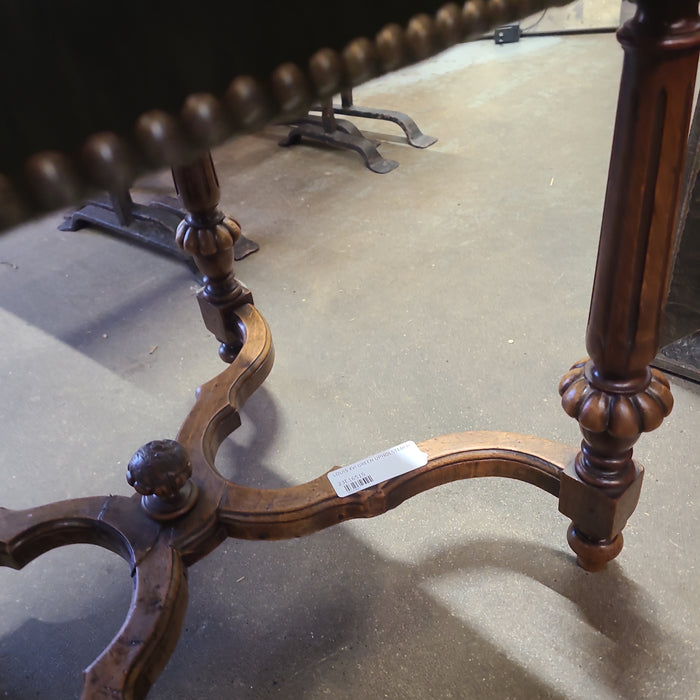 LOUIS XVI GREEN UPHOLSTERED