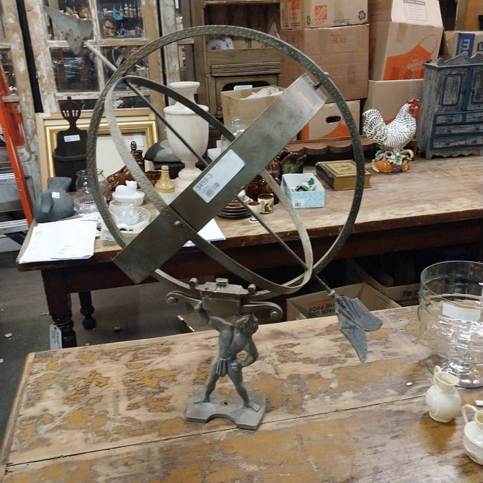 ALUMINUM ARMILLARY SPHERE