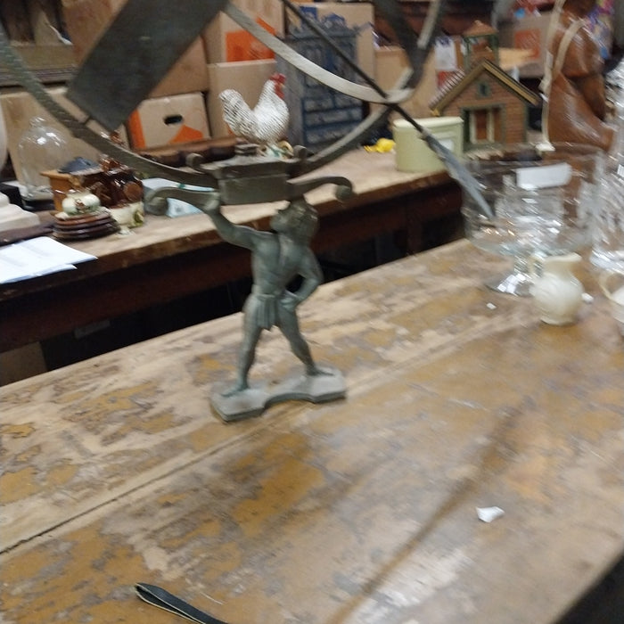 ALUMINUM ARMILLARY SPHERE