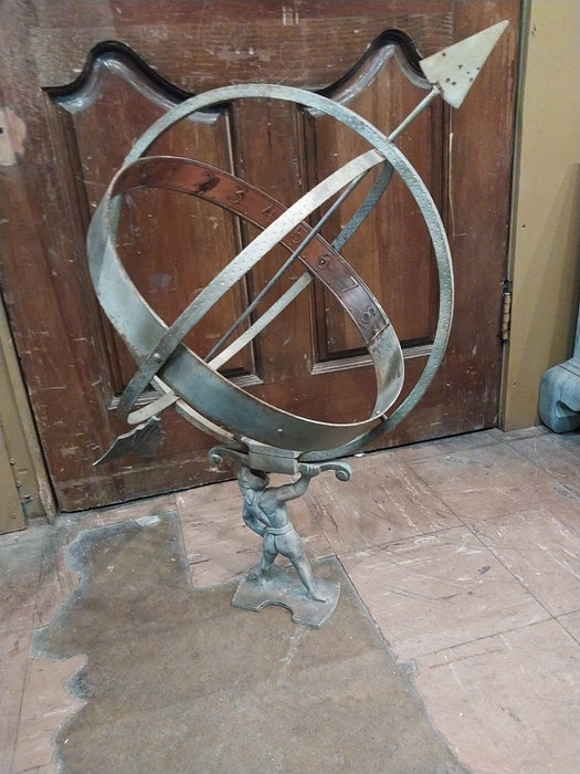 ALUMINUM ARMILLARY SPHERE