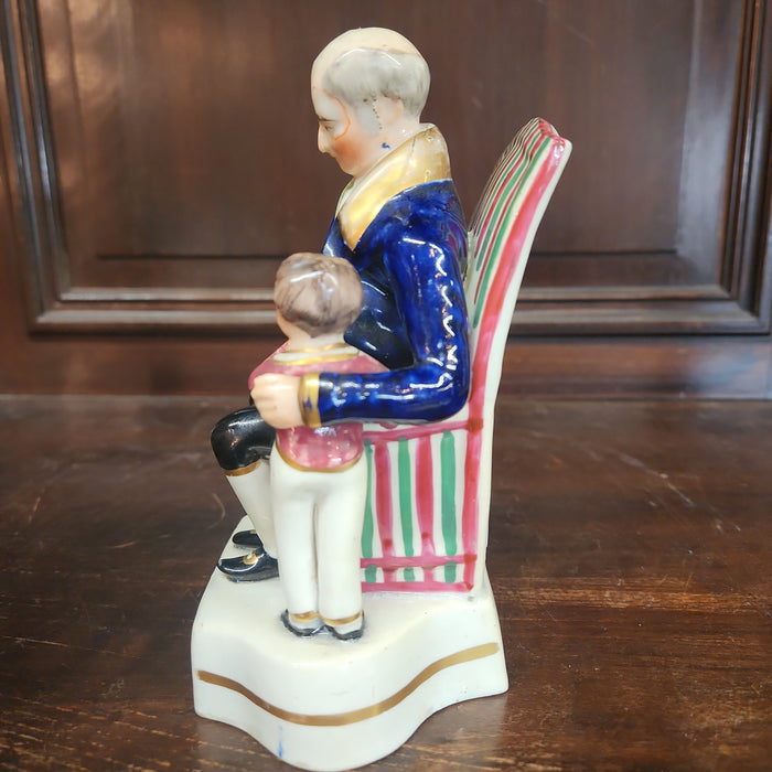 PAIR OF MY GRANDPARENTS STAFFORDSHIRE AS FOUND