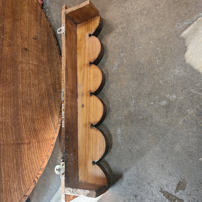 TEAK WALL SHELF