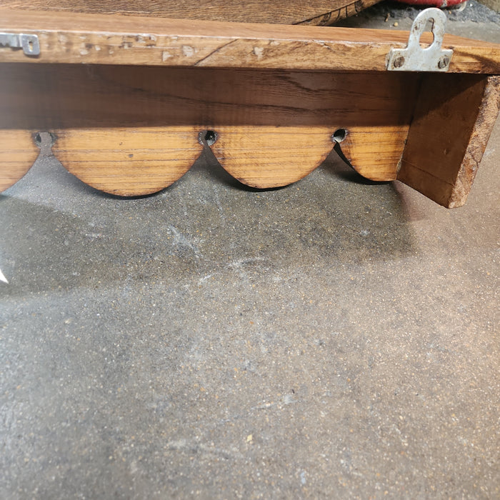 TEAK WALL SHELF