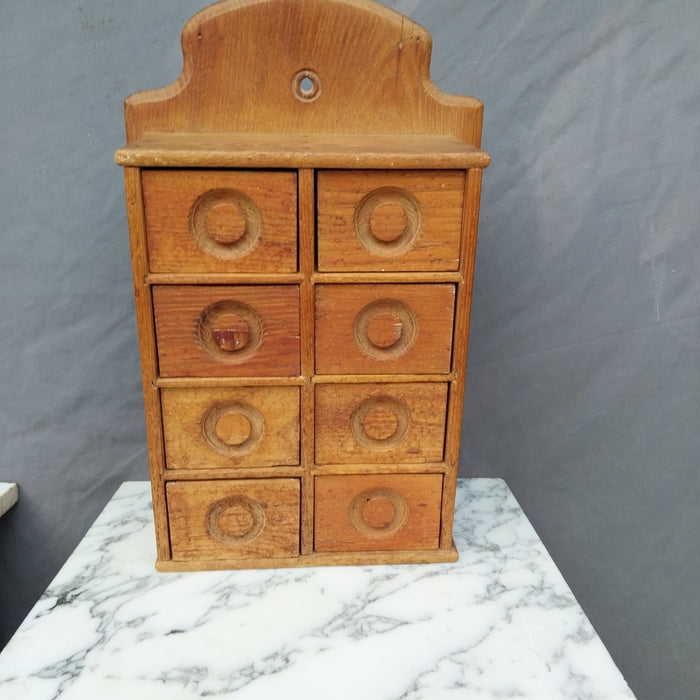 AMERICAN PRMITIVE PINE WALL SPICE CABINET