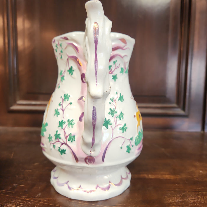 LUSTER STAG & DALMATION PITCHER