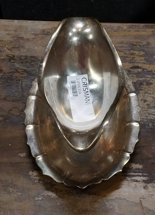 SILVER PLATED GRAVY BOAT