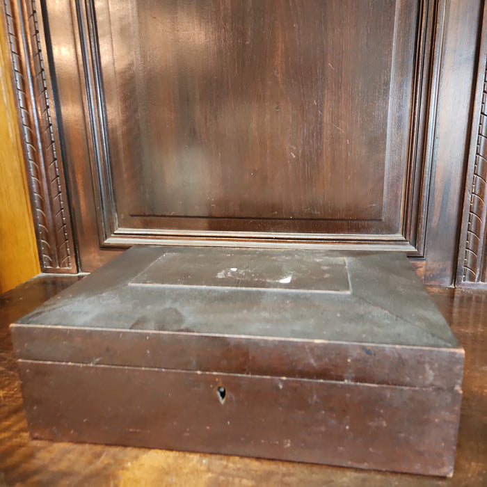 DOMED DARK PINE BOX