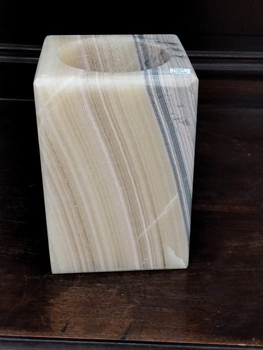 ALABASTER VOTIVE CANDLE COVER