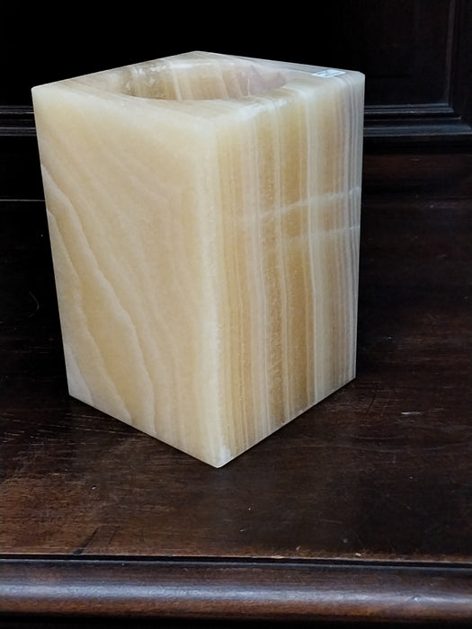 ALABASTER VOTIVE CANDLE COVER