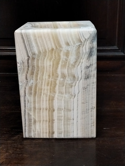 ALABASTER VOTIVE CANDLE COVER