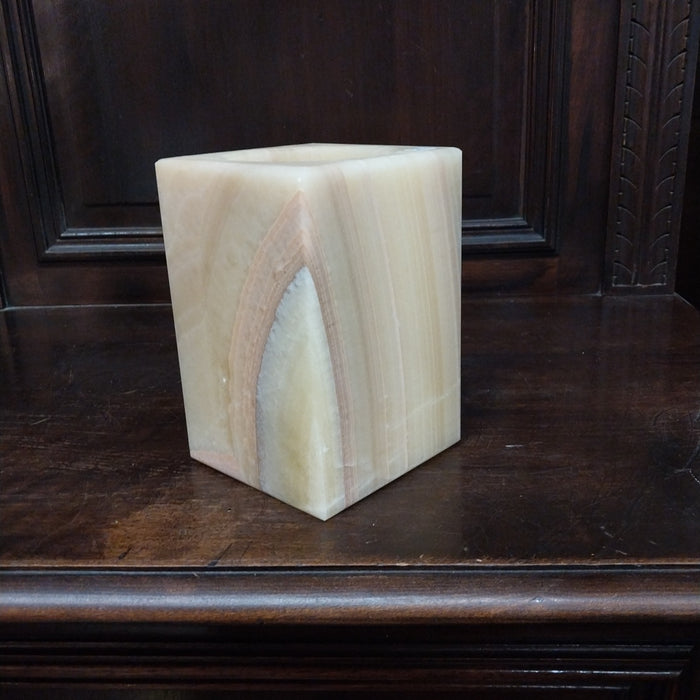 ALABASTER VOTIVE CANDLE COVER