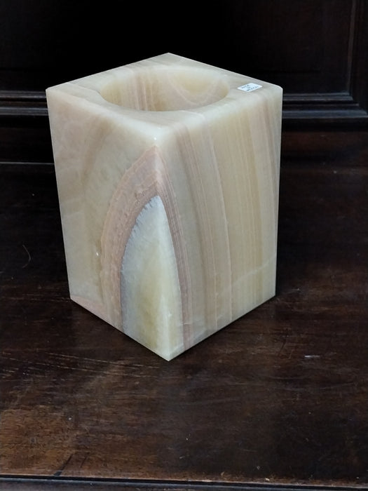 ALABASTER VOTIVE CANDLE COVER