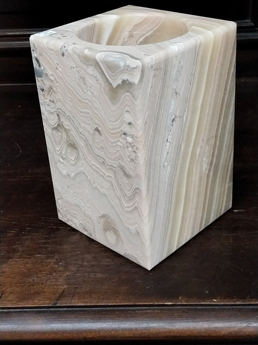 ALABASTER VOTIVE CANDLE COVER