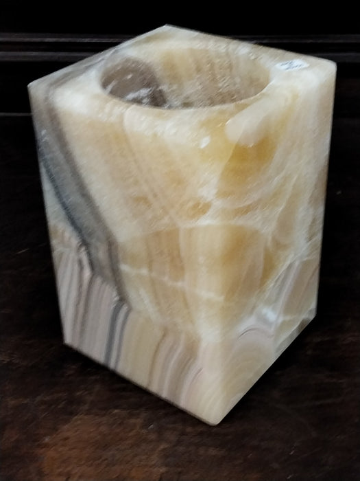 ALABASTER VOTIVE CANDLE COVER
