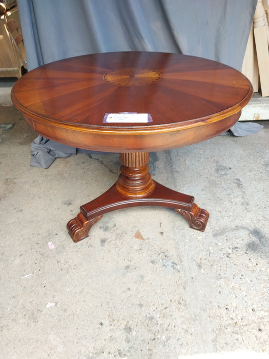 ROUND CENTER TABLE WITH INLAY TOP