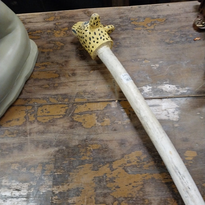 LEOPARD HEAD CANE