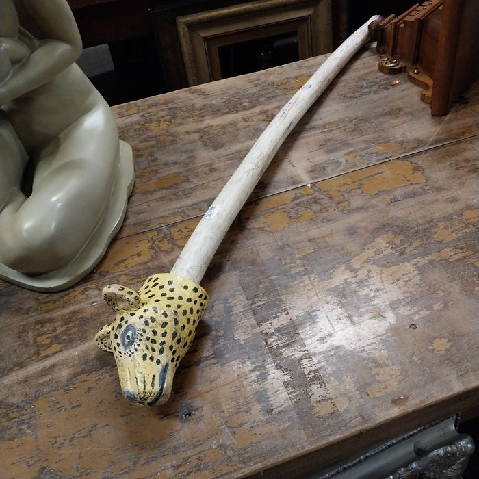 LEOPARD HEAD CANE