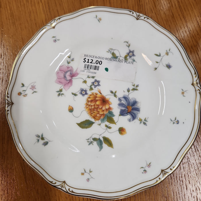 WEDGEWOOD ROSEMEADE PLATE