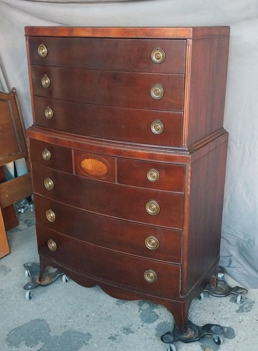 MAHOGANY FEDERAL STYLE HIGHBOY