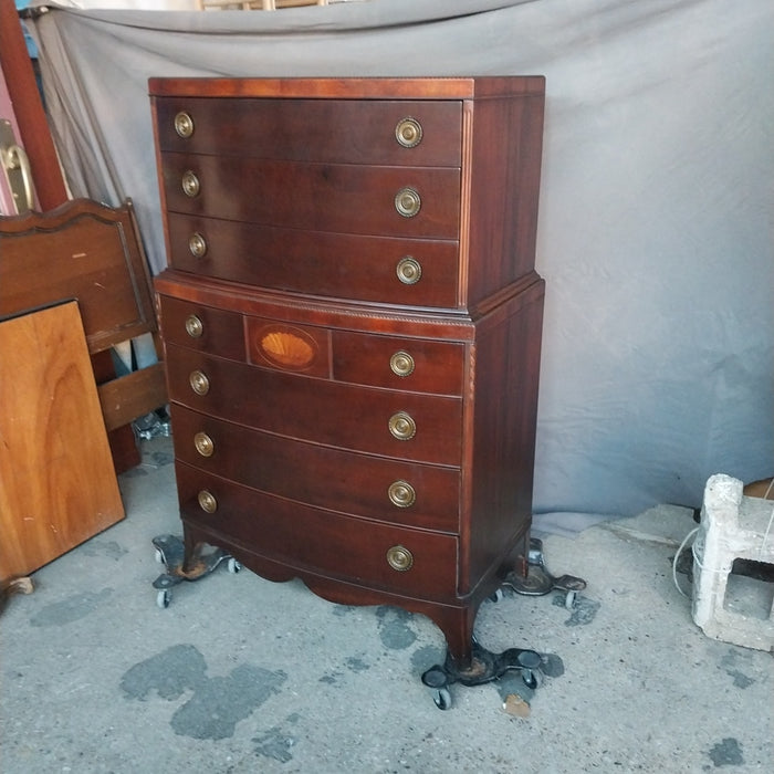 MAHOGANY FEDERAL STYLE HIGHBOY