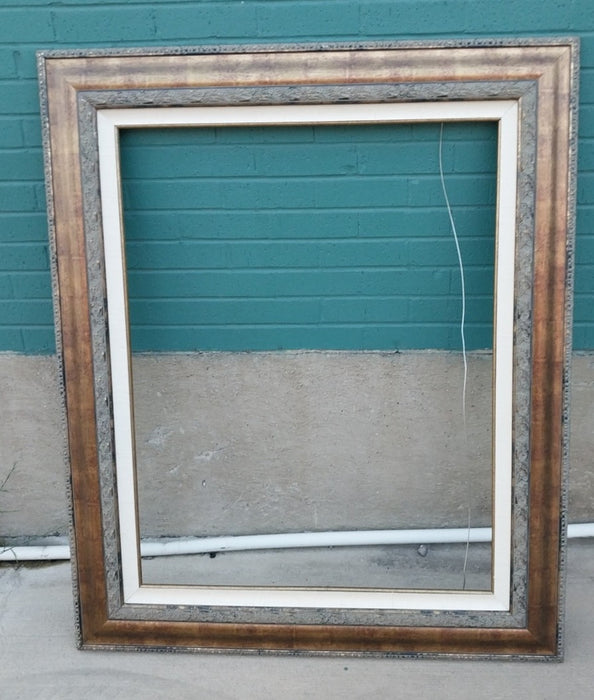 LARGE BLACK AND GOLD FRAME