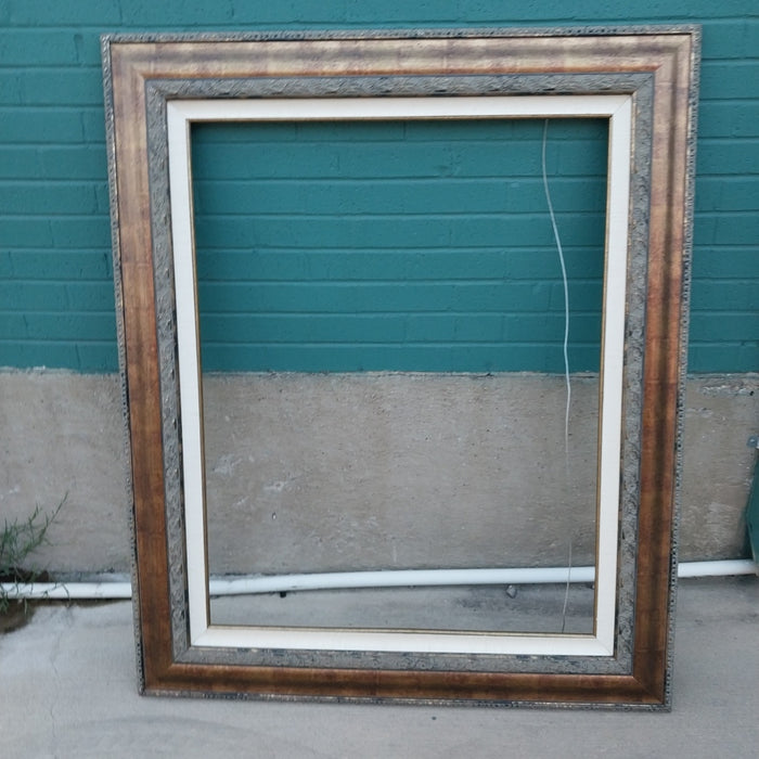 LARGE BLACK AND GOLD FRAME