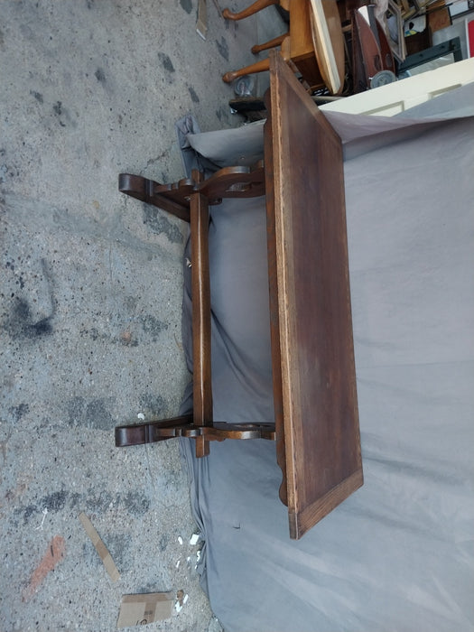 ENGLISH OAK TRESTLE BASE TABLE