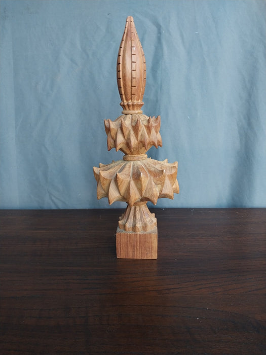 CARVED WOOD FINIAL