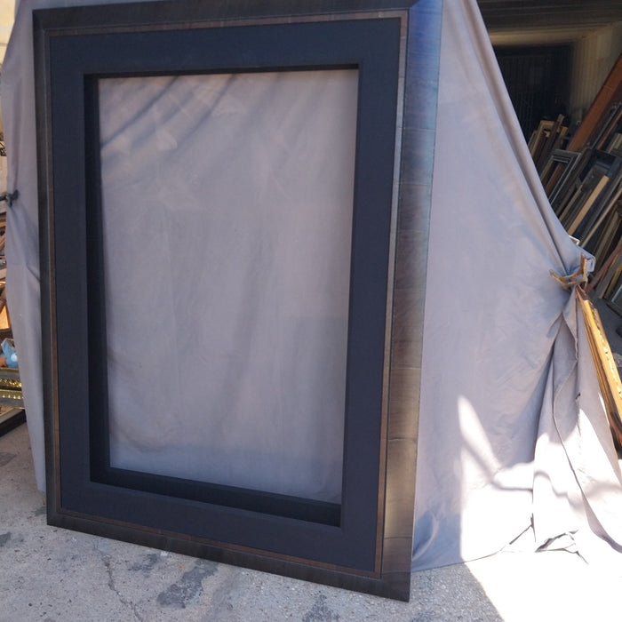 LARGE WOOD FRAME WITH BEVEL