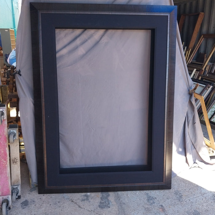 LARGE WOOD FRAME WITH BEVEL