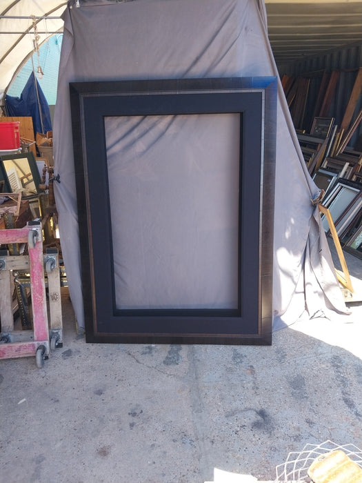 LARGE WOOD FRAME WITH BEVEL