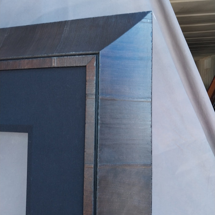 LARGE WOOD FRAME WITH BEVEL