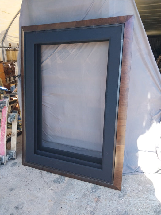 LARGE WOOD FRAME WITH BEVEL