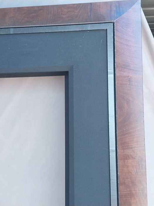 LARGE WOOD FRAME WITH BEVEL