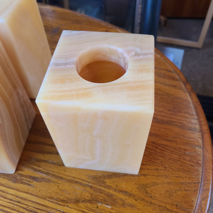 ALABASTER VOTIVE HOLDER