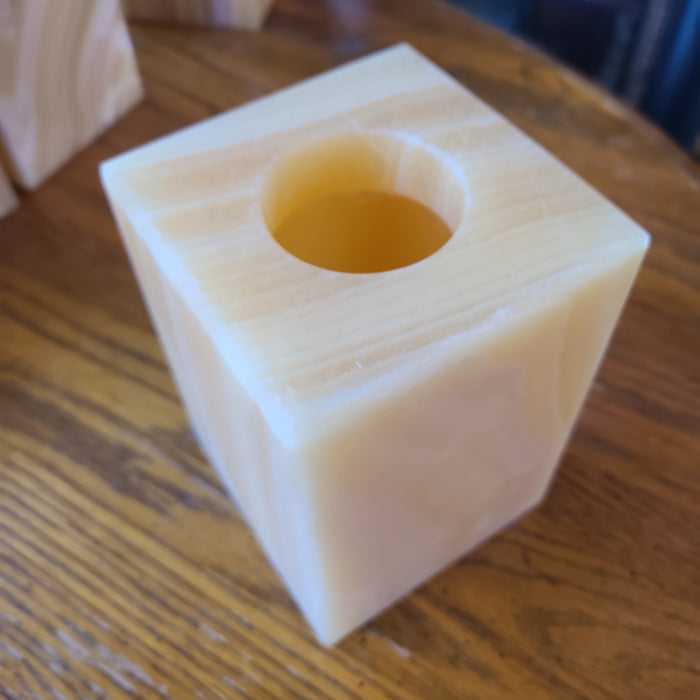 ALABASTER VOTIVE HOLDER