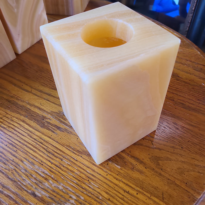 ALABASTER VOTIVE HOLDER
