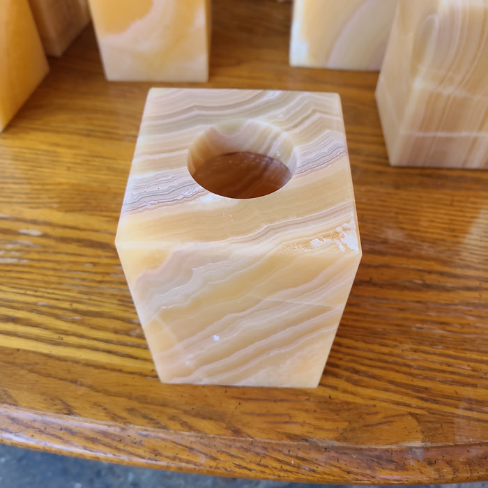 ALABASTER VOTIVE HOLDER