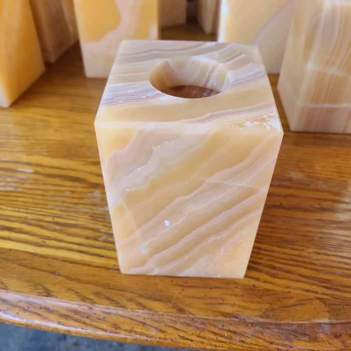 ALABASTER VOTIVE HOLDER