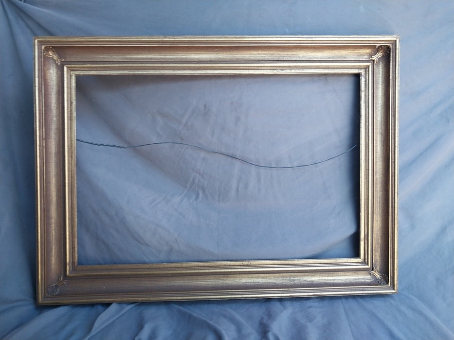 BROWN & GILT WOOD FRAME