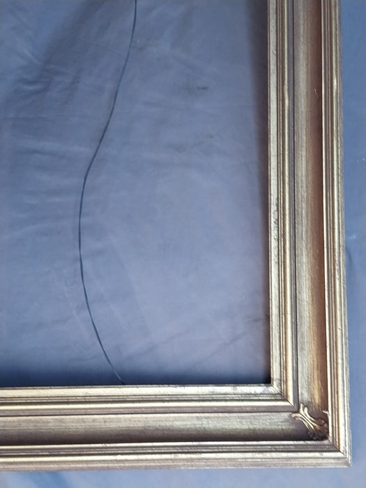 BROWN & GILT WOOD FRAME