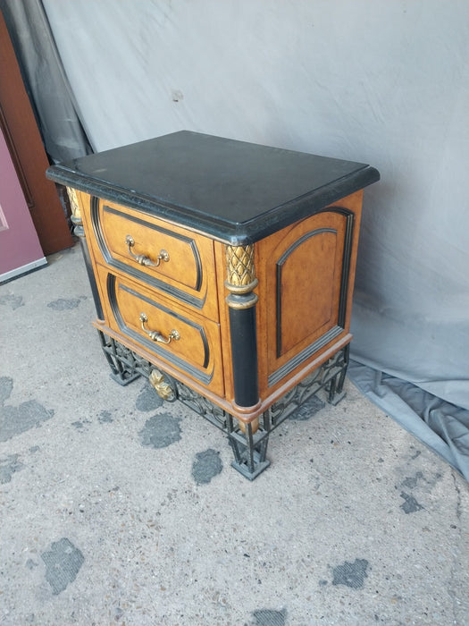 GRANITE TOP 2 DRAWER CHEST