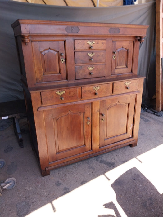 EARLY FLEMISH COURT CUPBOARD